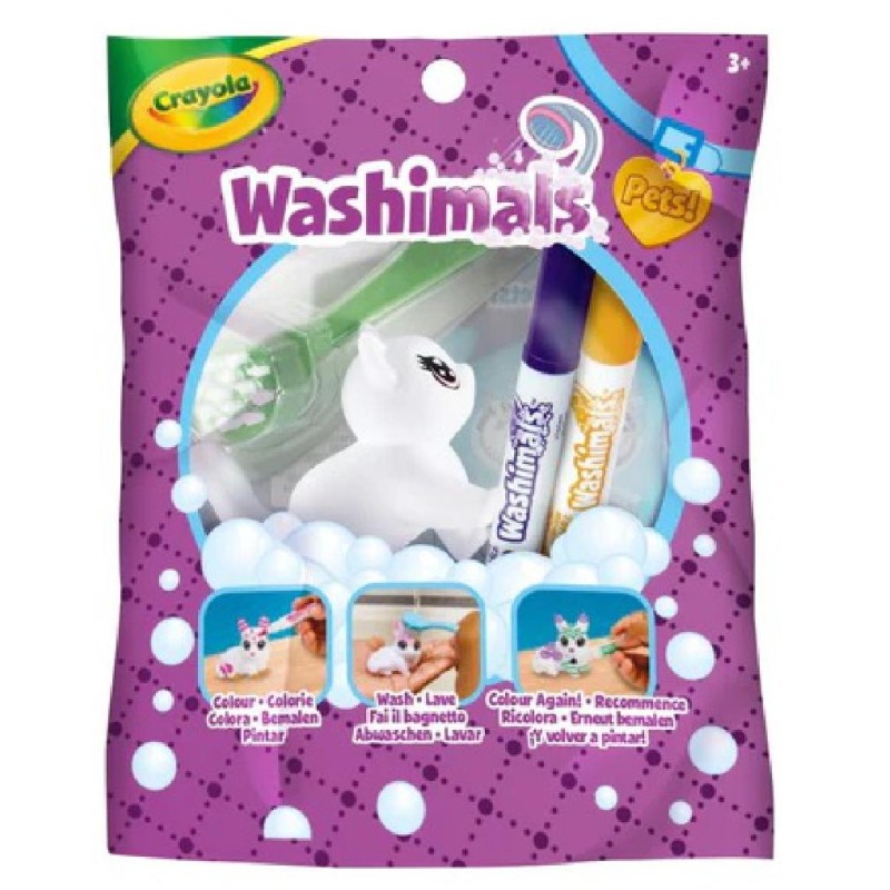 Crayola - Washimals Pets in Bustina, assortimento casuale - 74-0209