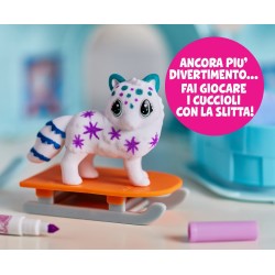 Crayola - Washimals Arctic Adventure - Set attività Colora Lava Ricolora con Cuccioli, Ambientazione Iglù Artico - 74-7477