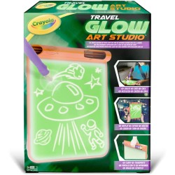 Crayola - Travel Glow Art Studio, Lavagna Luminosa - CRA04-2506