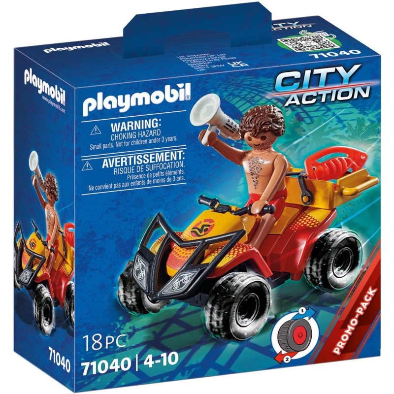 Playmobil - City Action 71040 Quad di Salvataggio