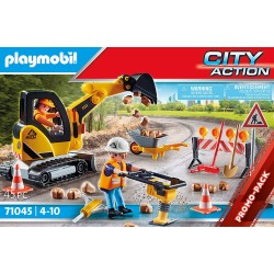 Playmobil - City Action 71045 Promo Pack Cantiere Stradale