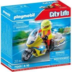 Playmobil - City Life 71205 Soccorritore con Moto