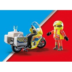 Playmobil - City Life 71205 Soccorritore con Moto