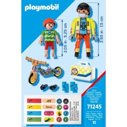 Playmobil - City Life 71245 Paramedico con Bambino