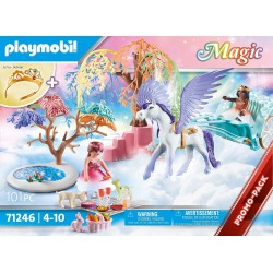 Playmobil - Magic 71246 Picnic con Carrozza e Pegaso, con Diadema
