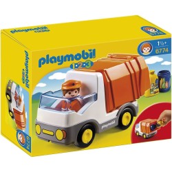 Playmobil - 1.2.3 6774 Camion Smaltimento Rifiuti