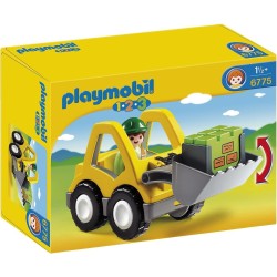 Playmobil - 1.2.3 6775 Ruspa con Escavatore Mobile