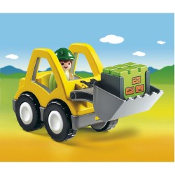 Playmobil - 1.2.3 6775 Ruspa con Escavatore Mobile