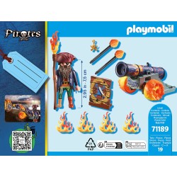 Playmobil - Pirates 71189 Pirata con Cannone