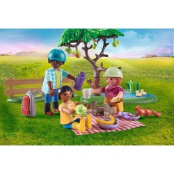 Playmobil - Country 71239 Picnic coi Cavalli, picnic in famiglia in campagna