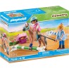 Playmobil - Country 71242 Lezioni di Equitazione, istruttrice di Equitazione e Ostacoli per Il maneggio