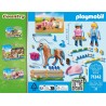 Playmobil - Country 71242 Lezioni di Equitazione, istruttrice di Equitazione e Ostacoli per Il maneggio