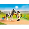 Playmobil - Country 71242 Lezioni di Equitazione, istruttrice di Equitazione e Ostacoli per Il maneggio