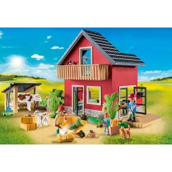 Playmobil - Country 71248 Piccola Fattoria, casa con tanti animali da cortile, fattoria biologica, giocattolo sostenibile