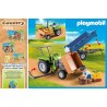 Playmobil - Country 71249 Trattore con Rimorchio, incl. cassete per il trasporto, trattore verde per la fattoria biologica, gioc