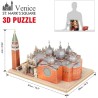 CubicFun - National Geographic Puzzle 3D Piazza di San Marco, con Libretto di Fotografia, 107 pezzi - DS0980H.CBF