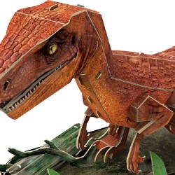 Cubic Fun - Puzzle 3D Dinosauro Velociraptor 63 pz. - DS1053H.CBF
