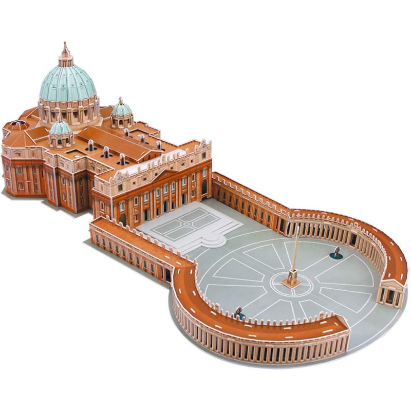 CubicFun - Puzzle 3D Basilica di San Pietro 144 pz. - MC092H.CBF