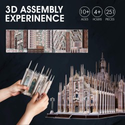 CubicFun- Puzzle 3D Duomo di Milano 251 pz. - MC210H.CBF