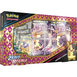 Pokémon Collezione premium con tabellone di gioco Morpeko - V UNIONE dell espansione Zenit Regale edizione in italiano - PK60279