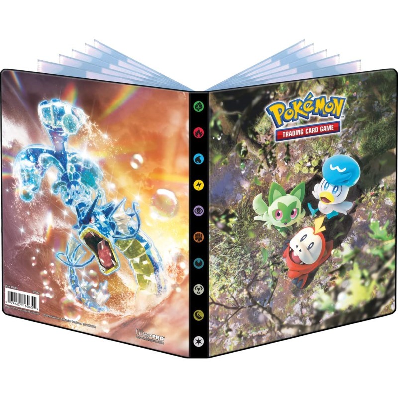 Gamevision - Ultra-PRO - Album 4 Tasche Portfolio Pokemon Scarlatto-Violetto - UP16065