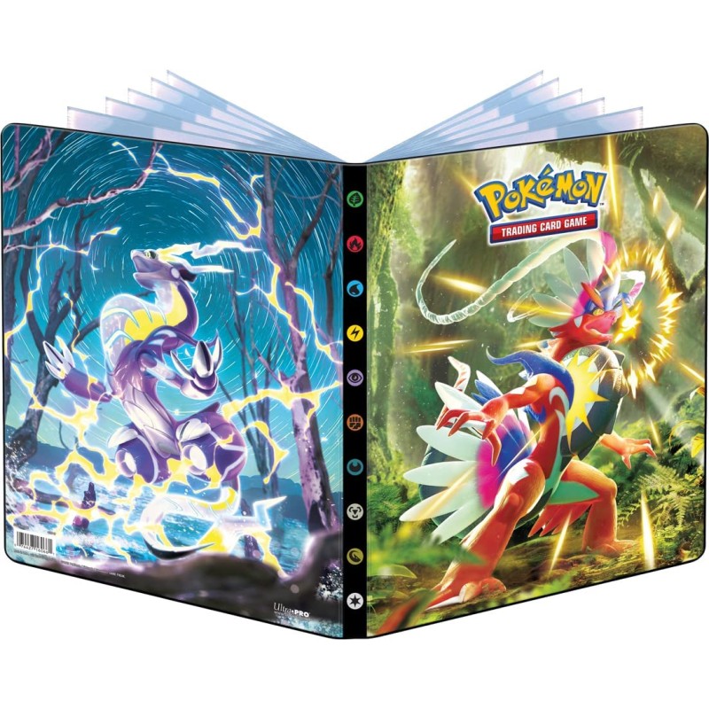 Gamevision - Ultra-PRO - Album 9 Tasche Portfolio Pokemon Scarlatto-Violetto - UP16066