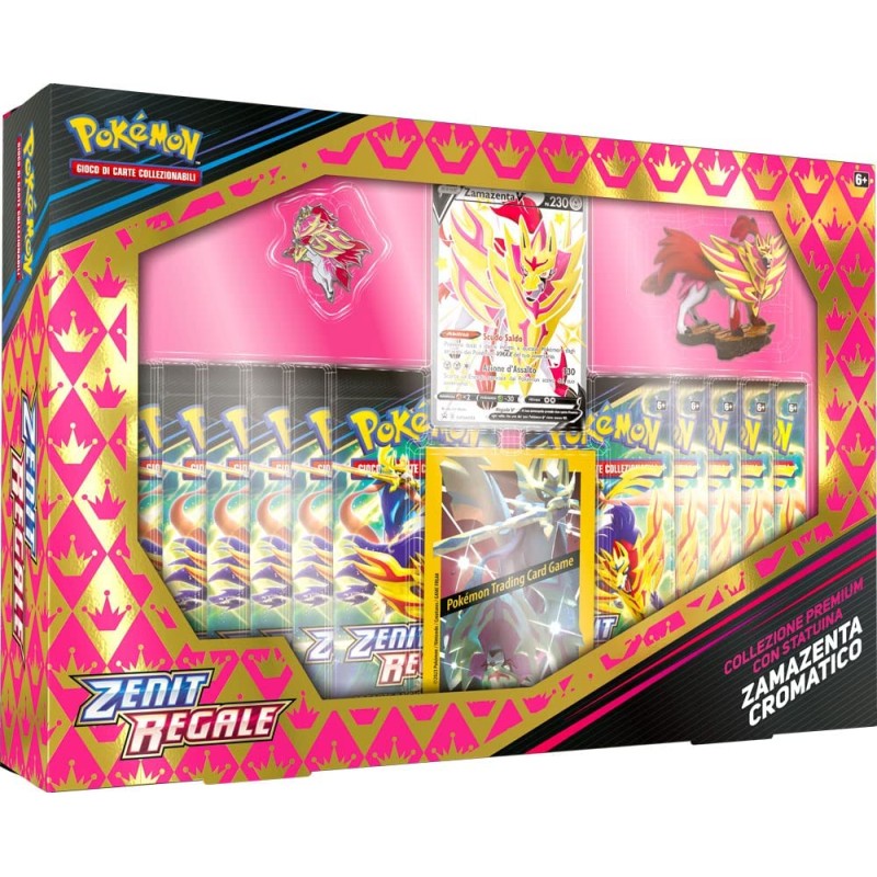 Gamevision - Pokemon Zenit Regale Collezione Premium con Statuina ITA (Zamazenta Cromatico) - PK60283-2