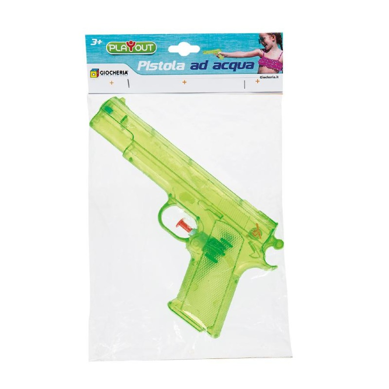 Playout - Pistola d acqua da 27 cm disponibile in tre colori: rosso, blu e verde - GGI200018
