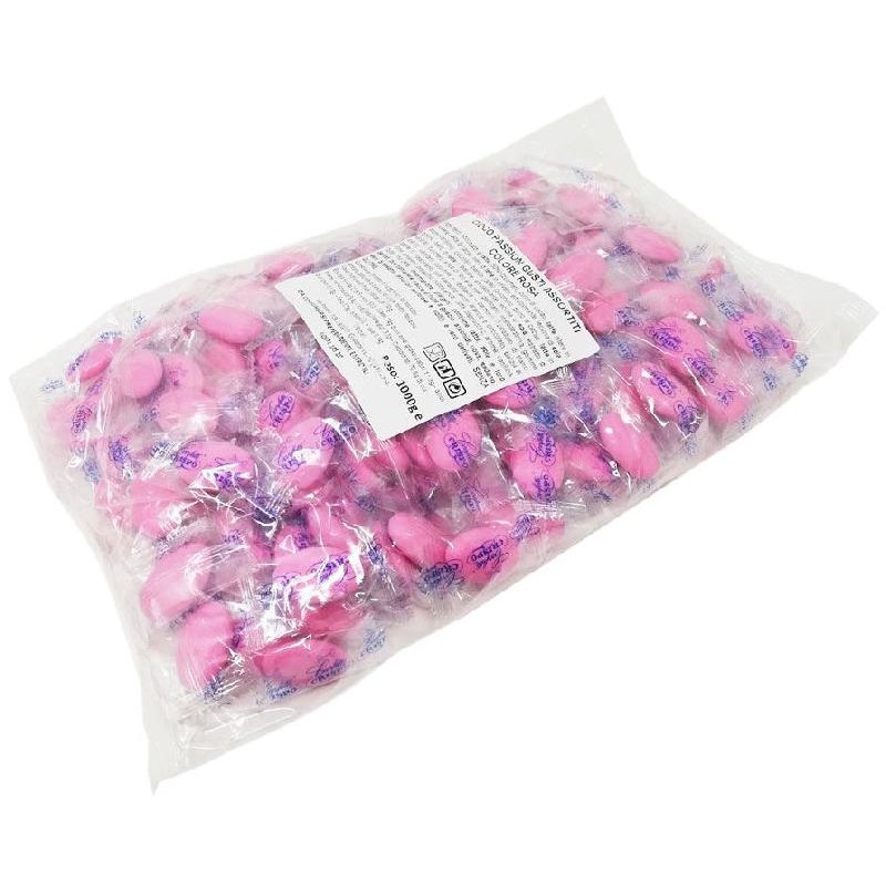 CRISPO CIOCOPASSION GUSTI ASSORTITI COLORE ROSA 1 KG INCARTO SINGOLO, 010137455