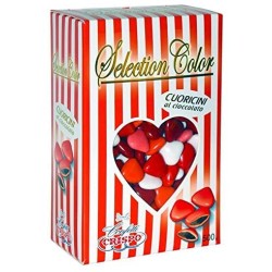CRISPO Confetti Selection Color Cuoricini Mignon Rosso 500gr, 04233