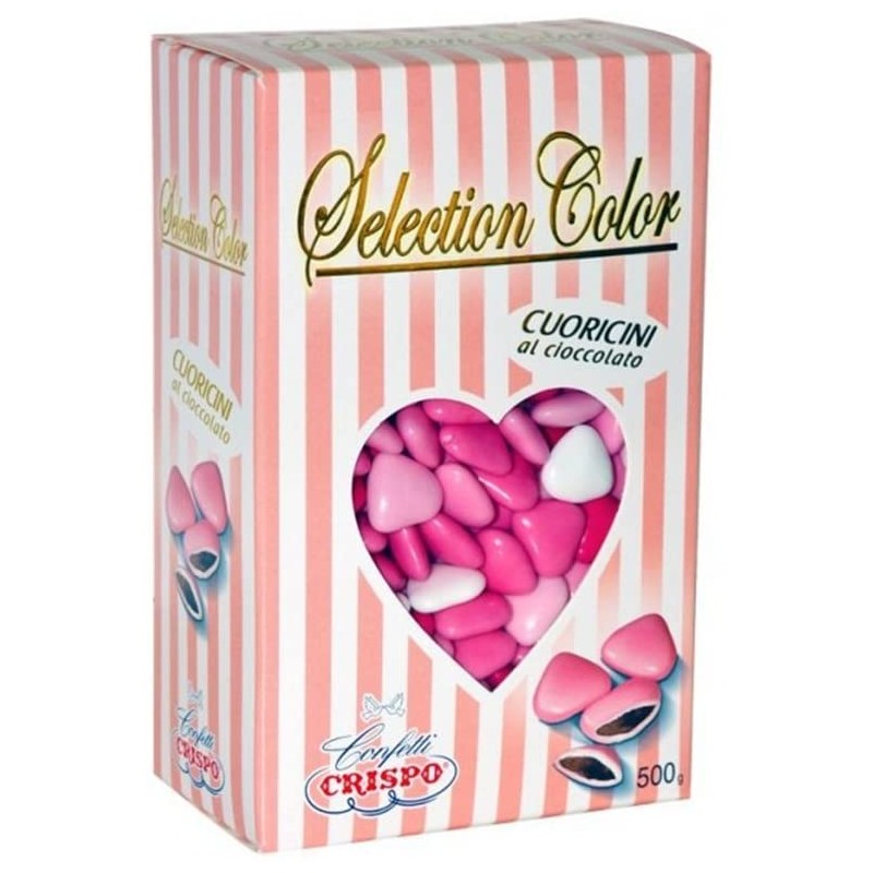 CRISPO Selection Color Cuoricini Mignon Rosa 500gr, 04743