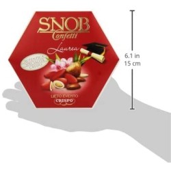 CRISPO Confetti Snob Laurea - Colore Rosso - 500gr, 05432