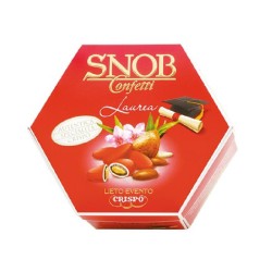 CRISPO Confetti Snob Laurea - Colore Rosso - 500gr, 05432