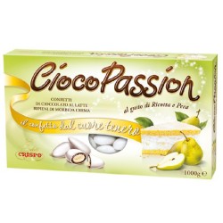 CRISPO Confetti CiocoPassion Ricotta e Pera - Colore Bianco - 1kg, 05917