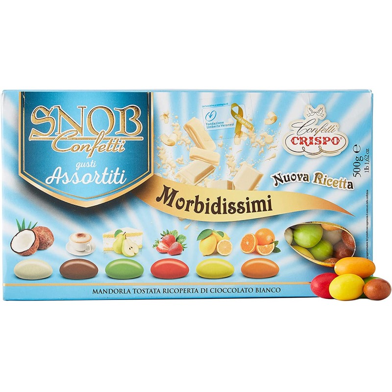 CRISPO Confetti Snob - Gusti e Colori Assortiti 500gr, 06723