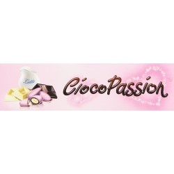 CRISPO CiocoPassion Rosa - Confetti di cioccolato al latte, con Cuore di Cioccolato Bianco - 1kg, 07145