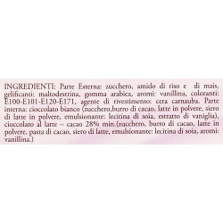 CRISPO CiocoPassion Rosa - Confetti di cioccolato al latte, con Cuore di Cioccolato Bianco - 1kg, 07145