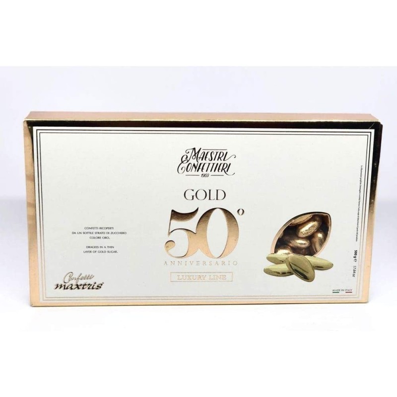 MAXTRIS Confetti alla Mandorla Oro Luxury Line 500gr, MAX071