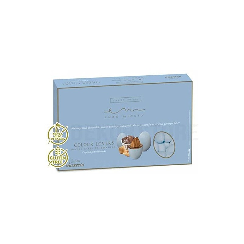 MAXTRIS Enzo Miccio - Nuance Carta da Zucchero alle nocciole gianduia 1kg, MAX077