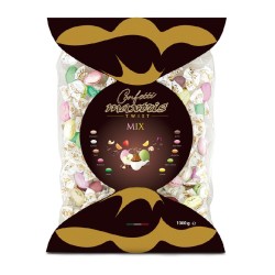 MAXTRIS Confetti Mix Twist incartati singolarmente a caramella (10 gusti) 1kg, MAXMIX