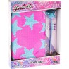 Nice Group - Girabrilla Fashion Diary Fluo Star, Diario con Paillettes Reversibili, Penna Pom Pom, Adesivi Gemme e Stickers - 19