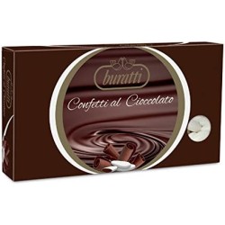 BURATTI Confetti Al Cioccolato Extra Fondente Bianco 1 Kg.