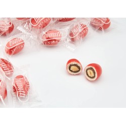 BURATTI Confetti alla Mandorla Ricoperta di Cioccolato, Tenerezze Vassoio Rosso - 500 gr.