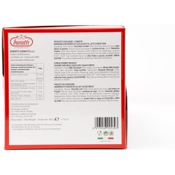 BURATTI Confetti alla Mandorla Ricoperta di Cioccolato, Tenerezze Vassoio Rosso - 500 gr.