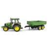 BRUDER 02108 - Trattore John Deere 5115M Con Rimorchio