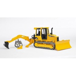 BRUDER 02338 - Caricatore posteriore con benna, rear hydraulic arm geab