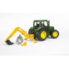 BRUDER 02338 - Caricatore posteriore con benna, rear hydraulic arm geab