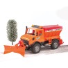 BRUDER 02572 - Mercedes Benz Unimog Winter Service with Snow Plough