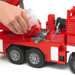 BRUDER 02771 - Camion Man Tga Autopompa Pompieri Con luci E Suoni