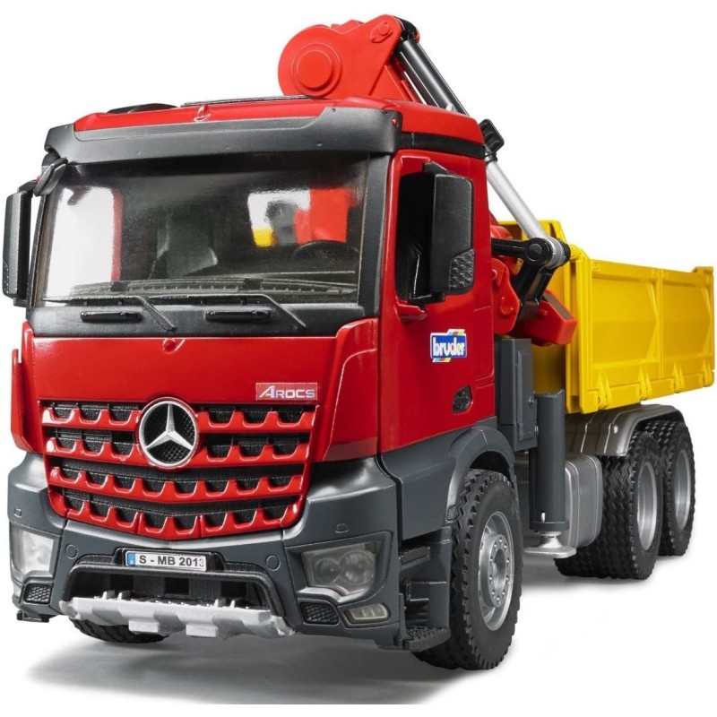 BRUDER 03651 - Mercedes Benz Arocs Camion con gru